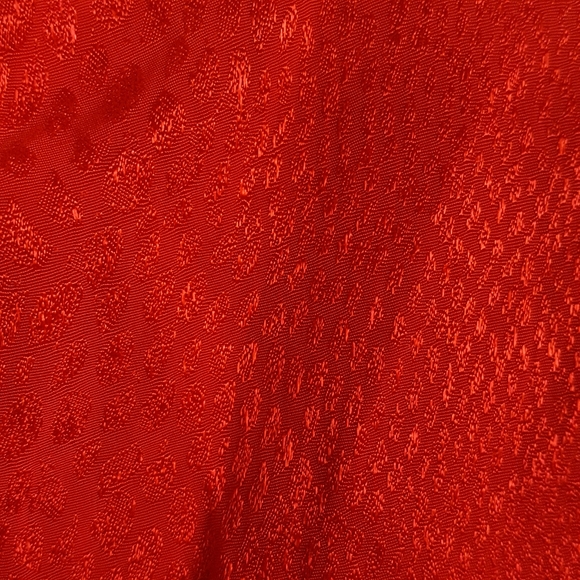 H&M Jacquard Weave Dress Womens V Neck Wrap Over - Picture 3 of 5